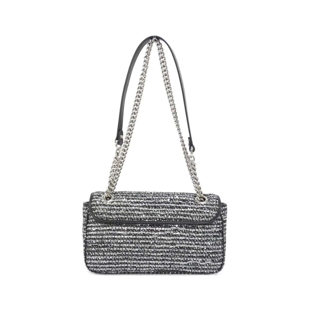 GUCCI Marmont 443497 FADRM Shoulder Canvas Black Canvas Rank A - Thumbnail 2