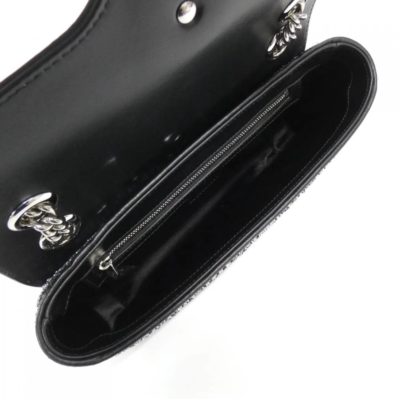 GUCCI Marmont 443497 FADRM Shoulder Canvas Black Canvas Rank A - Thumbnail 6