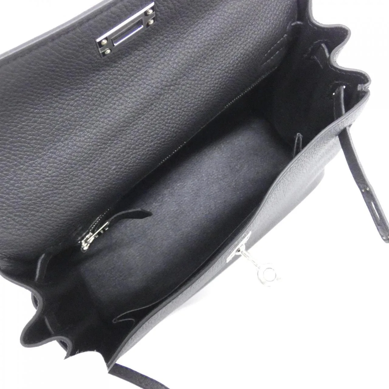 HERMES Kelly 044624CK Handbag Togo 黑色 Togo 牛皮 未使用品 - 縮圖 6