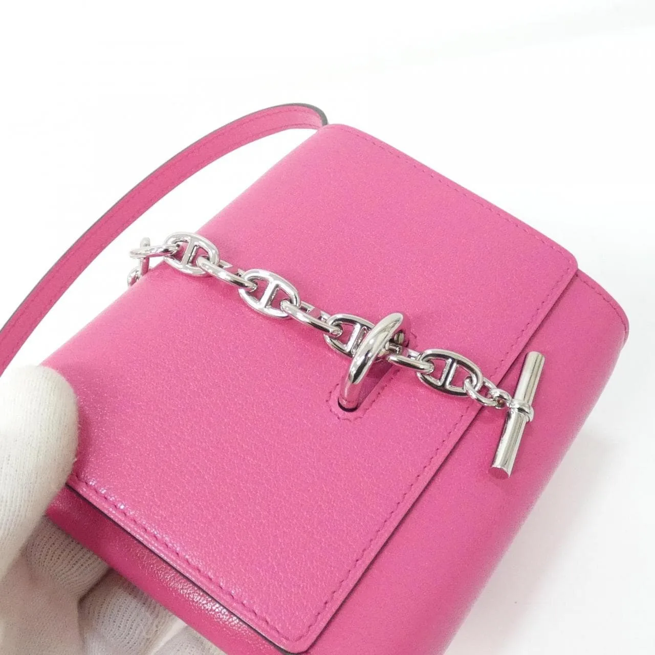 HERMES 084664CK Wallet Black Rank A - Thumbnail 5