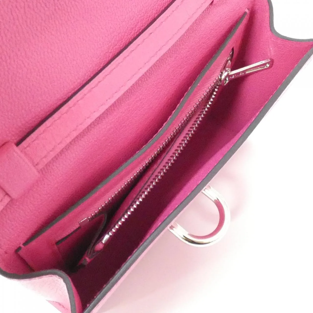 HERMES 084664CK Wallet Black Rank A - Thumbnail 7