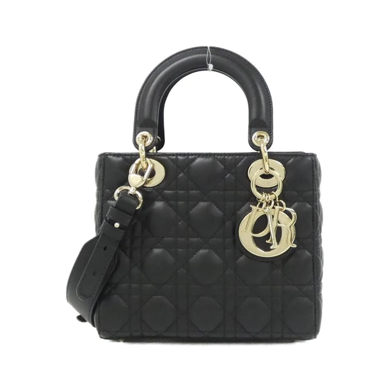 DIOR Lady Dior M0538OCAL Handbag Lambskin Black