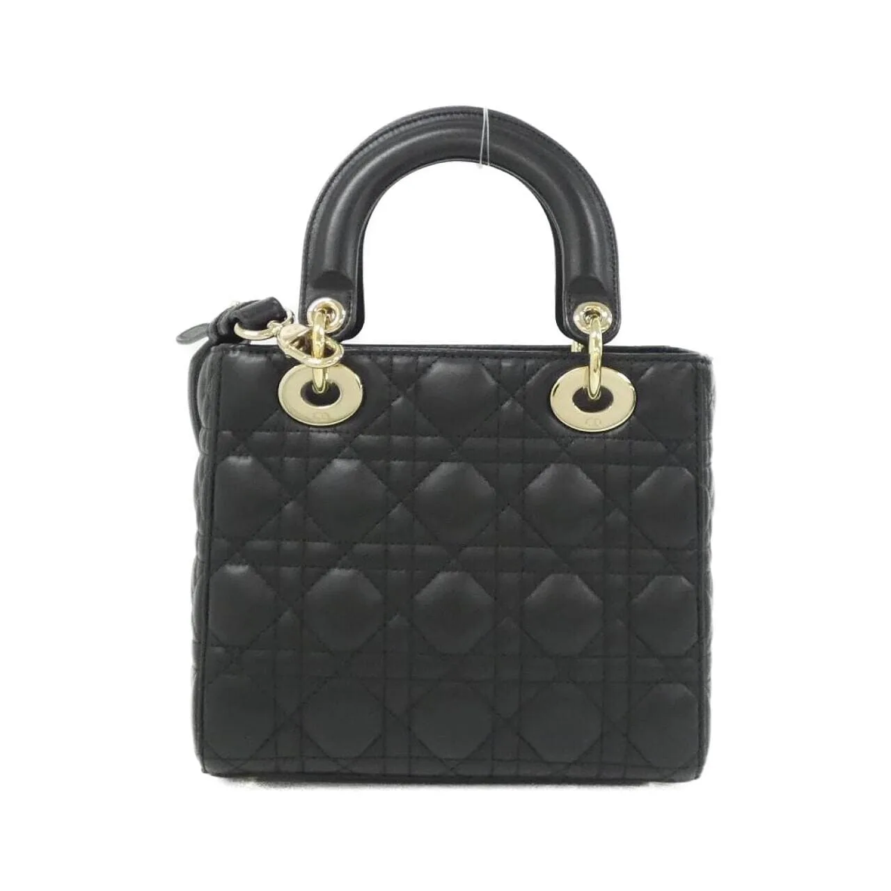 DIOR Lady Dior M0538OCAL Handbag Lambskin 黑色 羊皮 中古品A - 縮圖 2