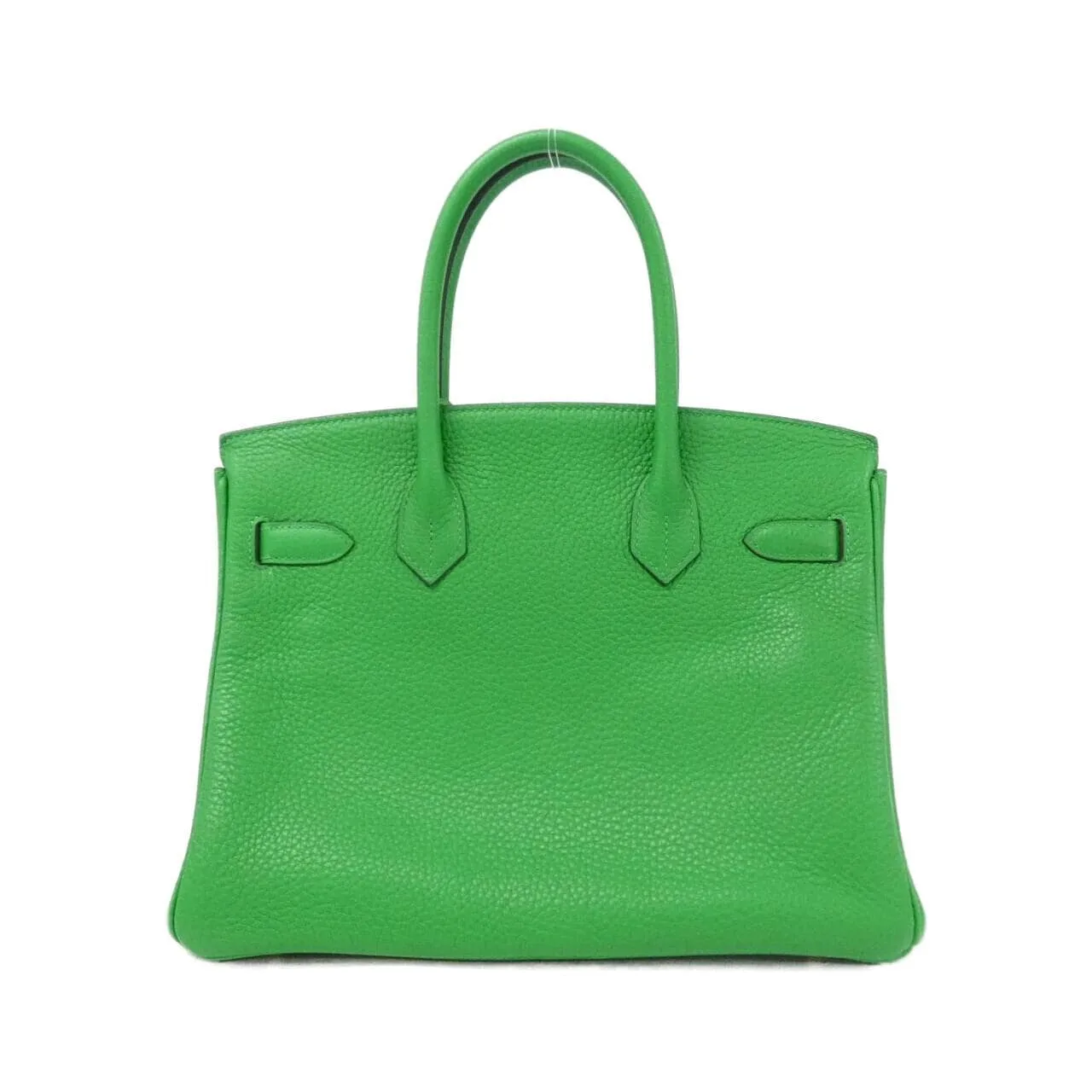 HERMES Birkin 025789CC Handbag Clemence Black Clemence Leather Rank A - Thumbnail 2