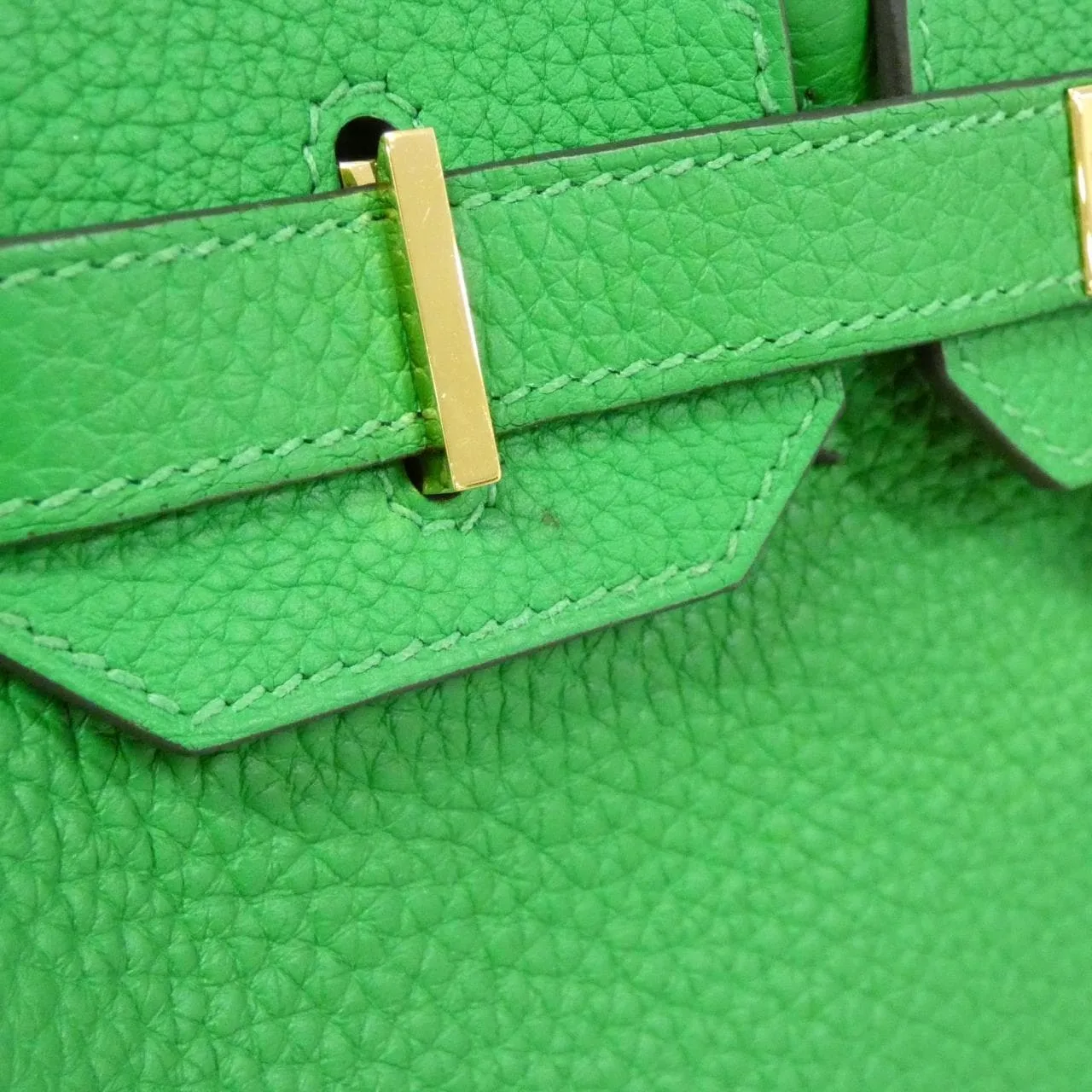 HERMES Birkin 025789CC Handbag Clemence Black Clemence Leather Rank A - Thumbnail 6