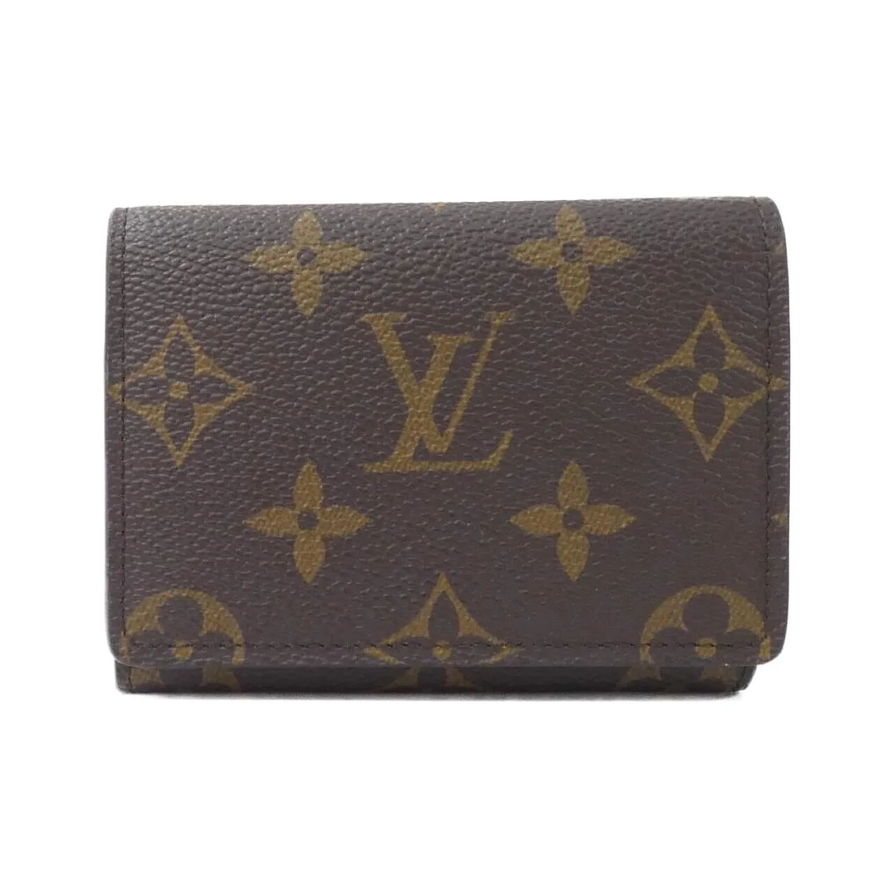 LOUIS VUITTON M63801 Card Case Monogram Black