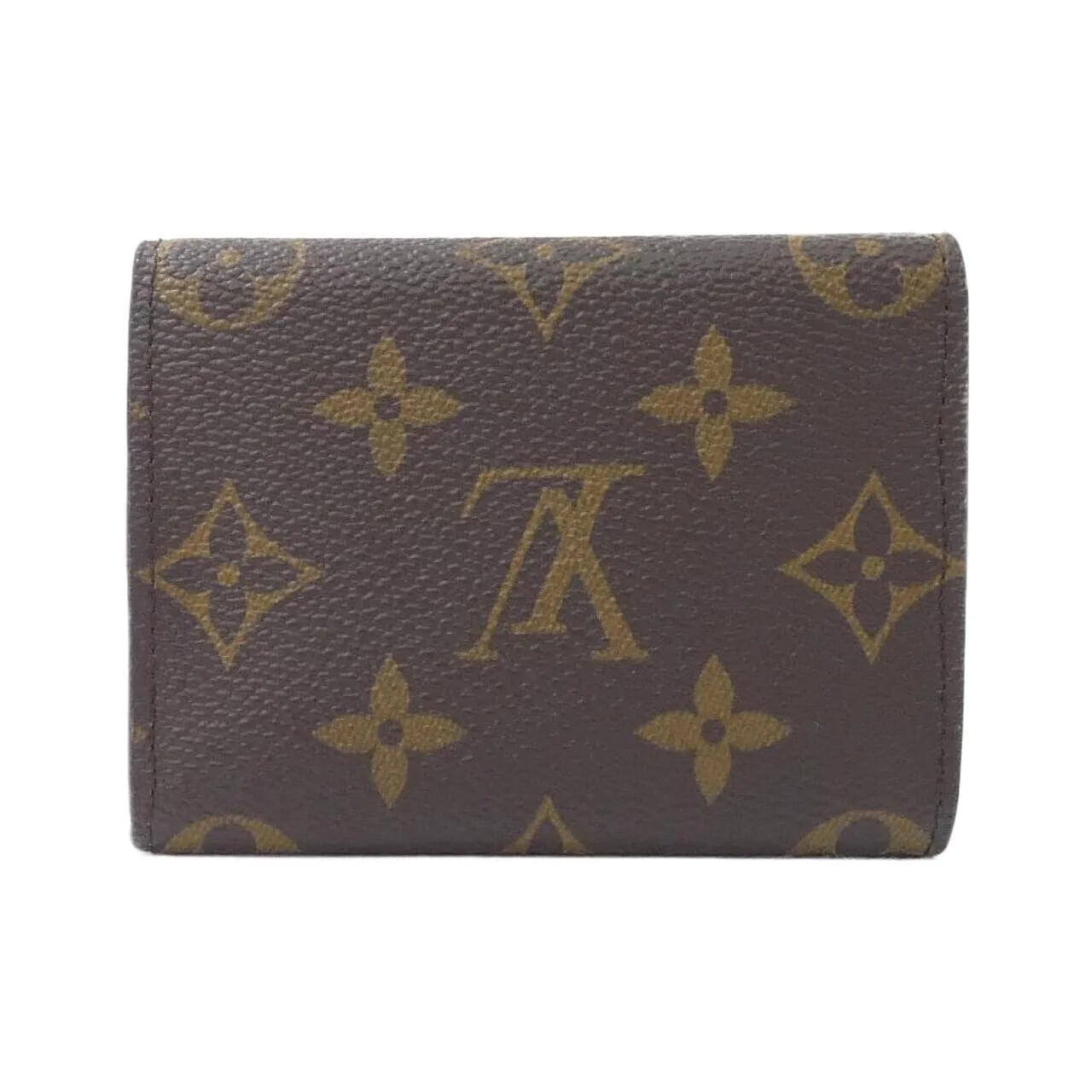 LOUIS VUITTON M63801 Card Case Monogram 黑色 Monogram 中古品A - 縮圖 2
