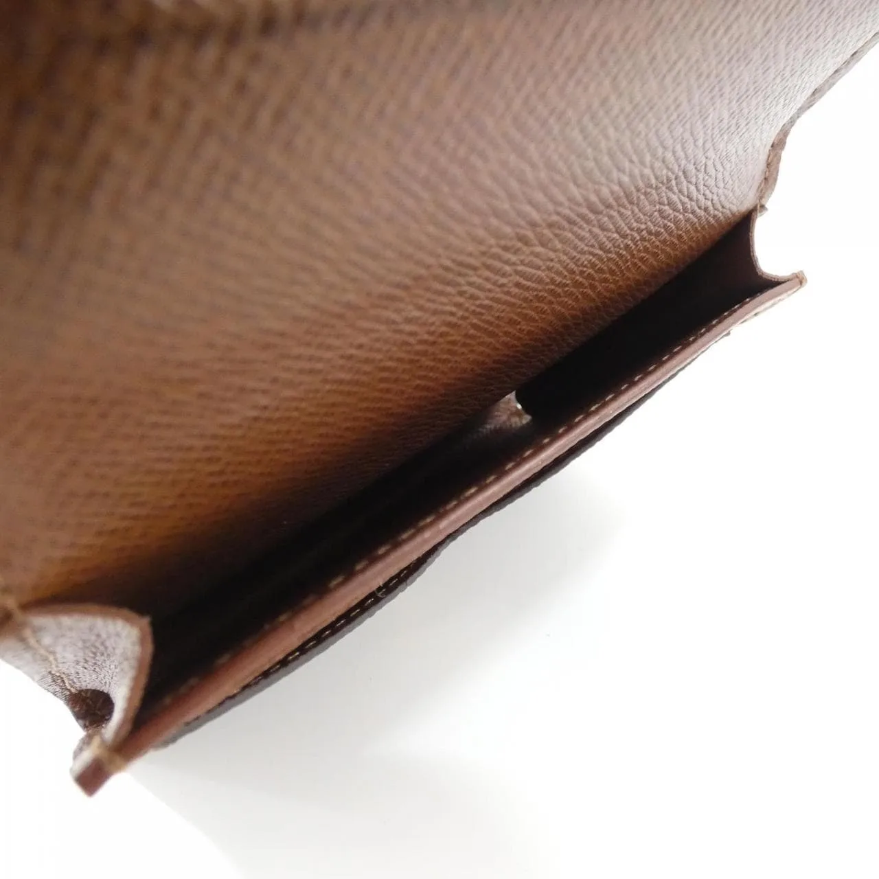 LOUIS VUITTON M63801 Card Case Monogram 黑色 Monogram 中古品A - 縮圖 4