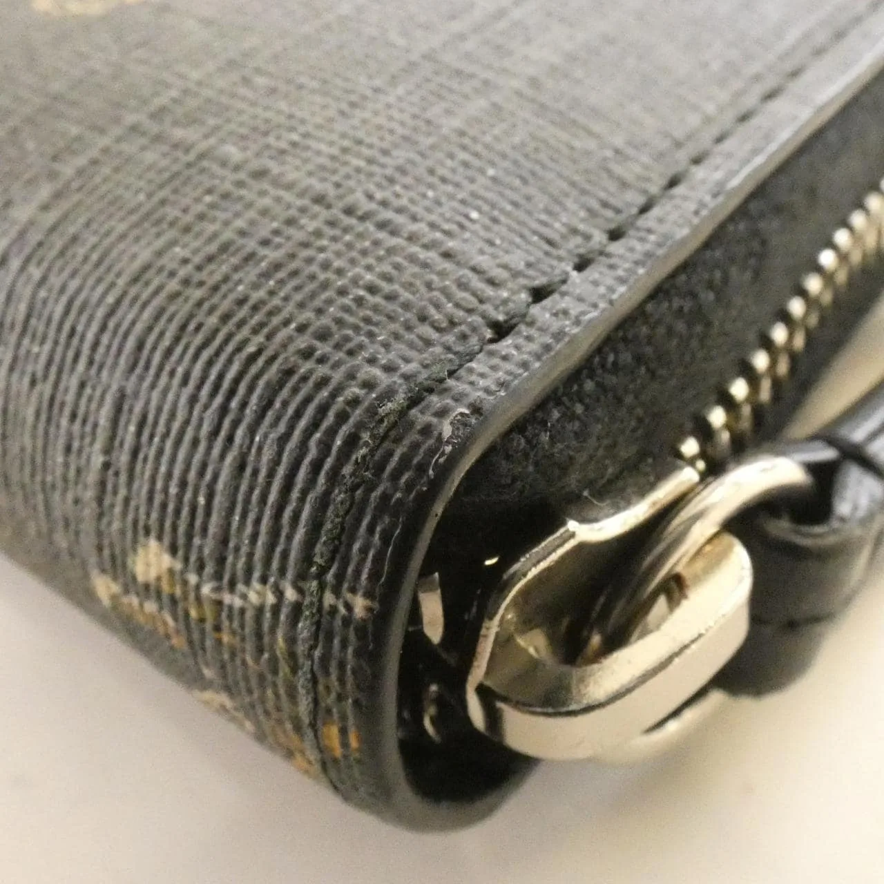 GUCCI 575135 G2BAN Wallet Canvas 黑色 帆布 中古品B - 縮圖 3