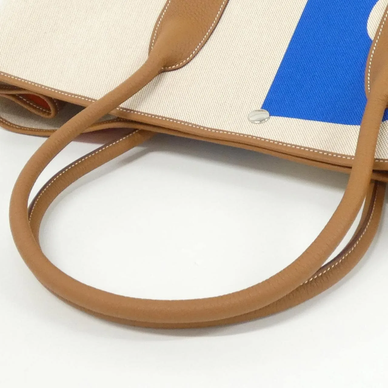 HERMES Garden Party 084923CK Tote Beige Rank A - Thumbnail 3