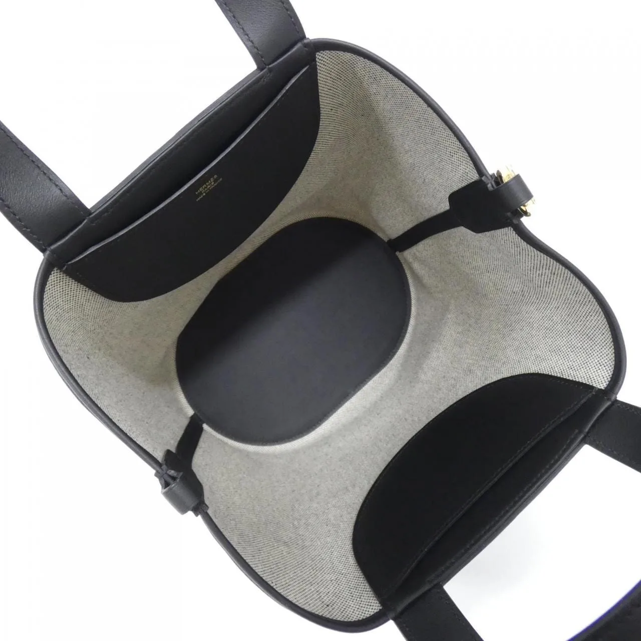 HERMES 085693CC Handbag Swift Black Swift Leather Rank A - Thumbnail 5