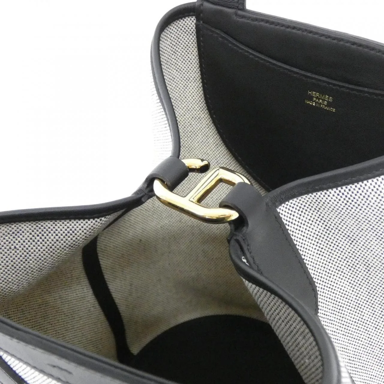 HERMES 085693CC Handbag Swift Black Swift Leather Rank A - Thumbnail 6