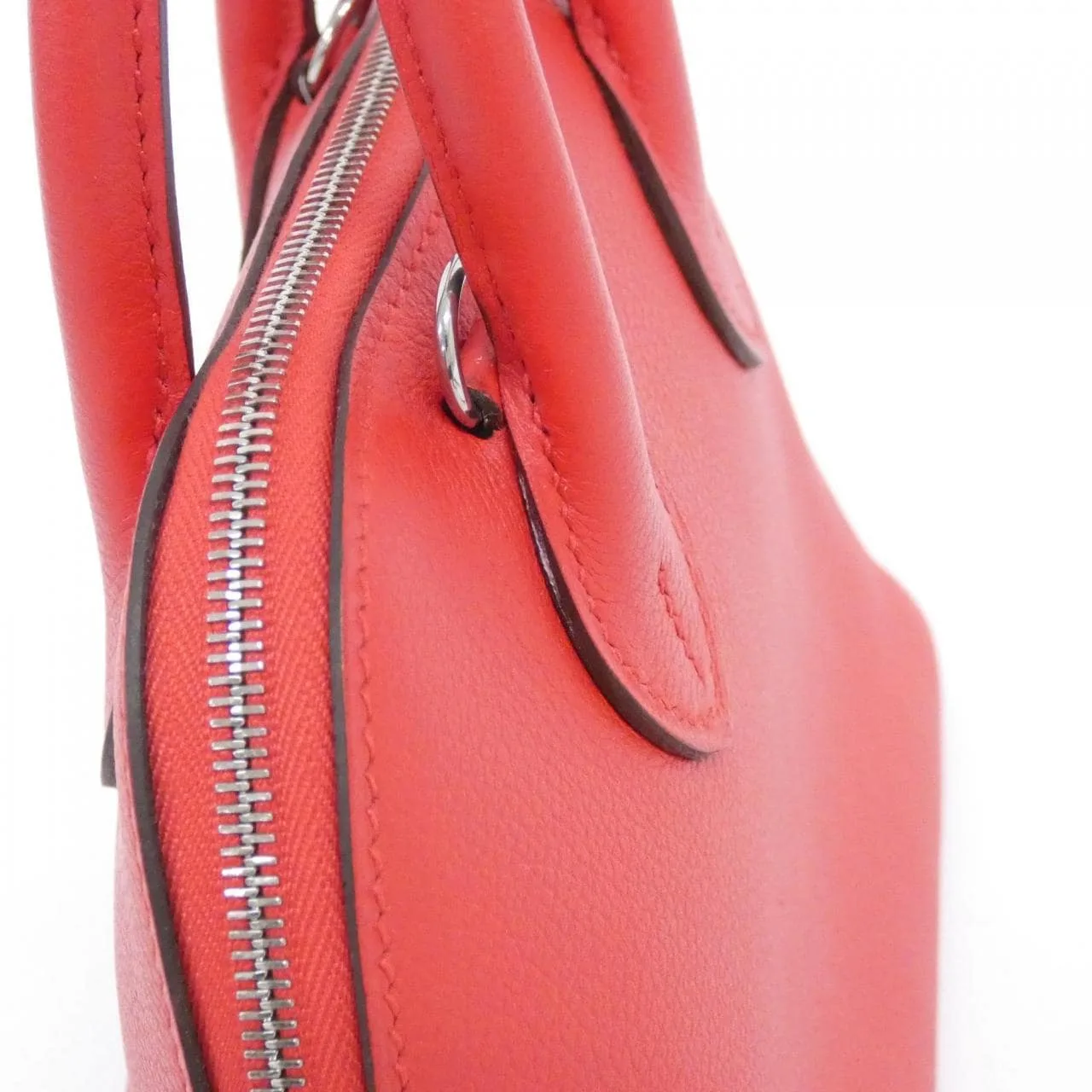 HERMES Bolide 077817CK Handbag Rouge 中古品A - 縮圖 3