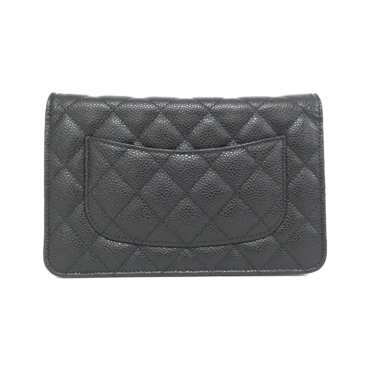 CHANEL Timeless Classic AP0250 Wallet Grained Calfskin 黑色 荔枝紋牛皮 中古品A - 縮圖 2