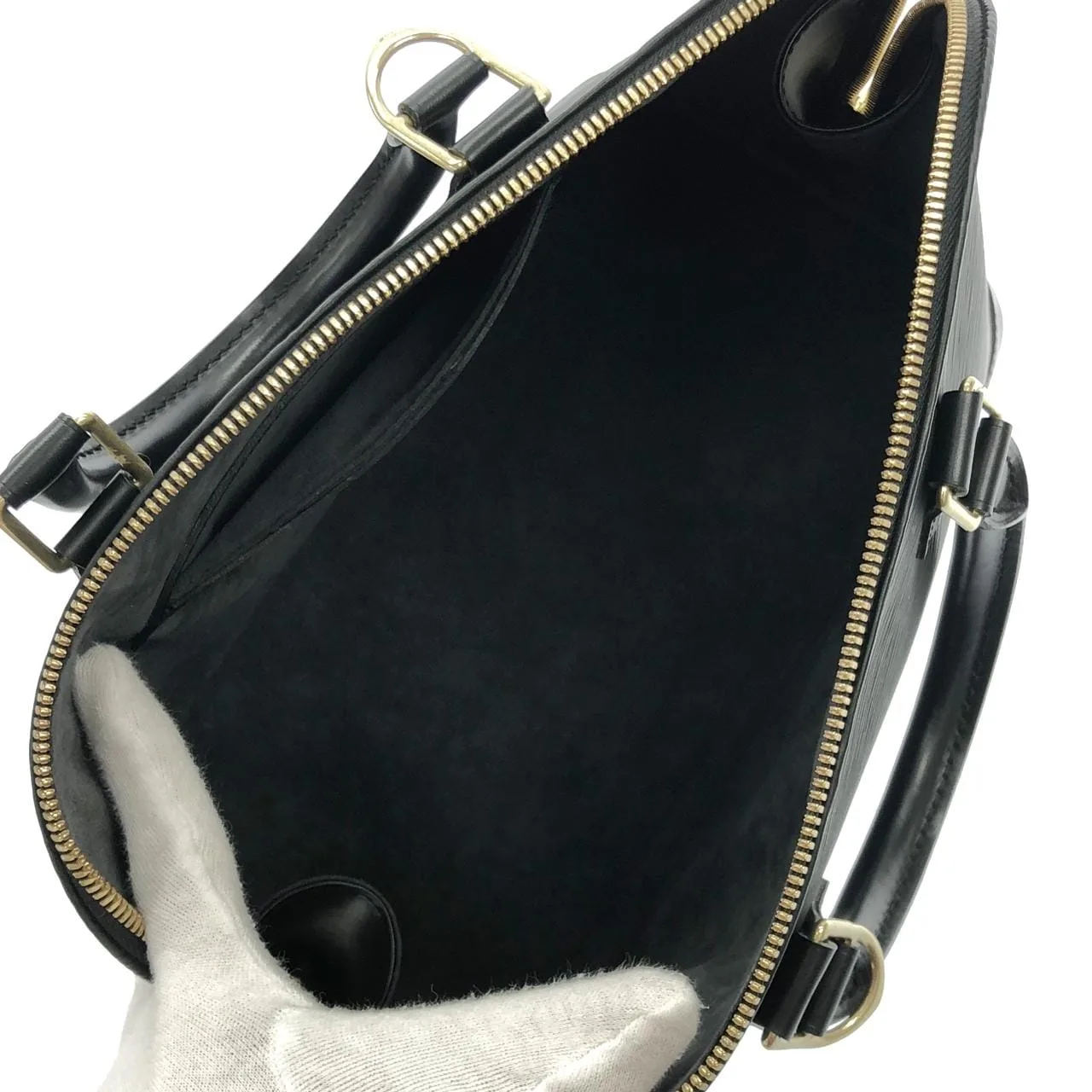 LOUIS VUITTON Alma M52142 Handbag Epi Black Epi Rank A - Thumbnail 7