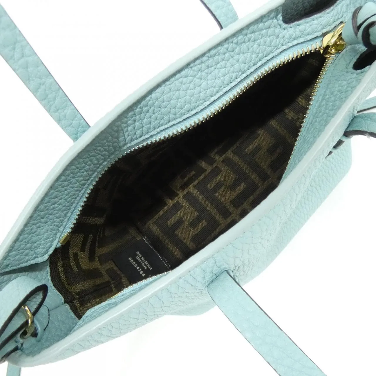 FENDI 8BS096 AS84 Handbag Leather 黑色 皮革 中古品A - 縮圖 8