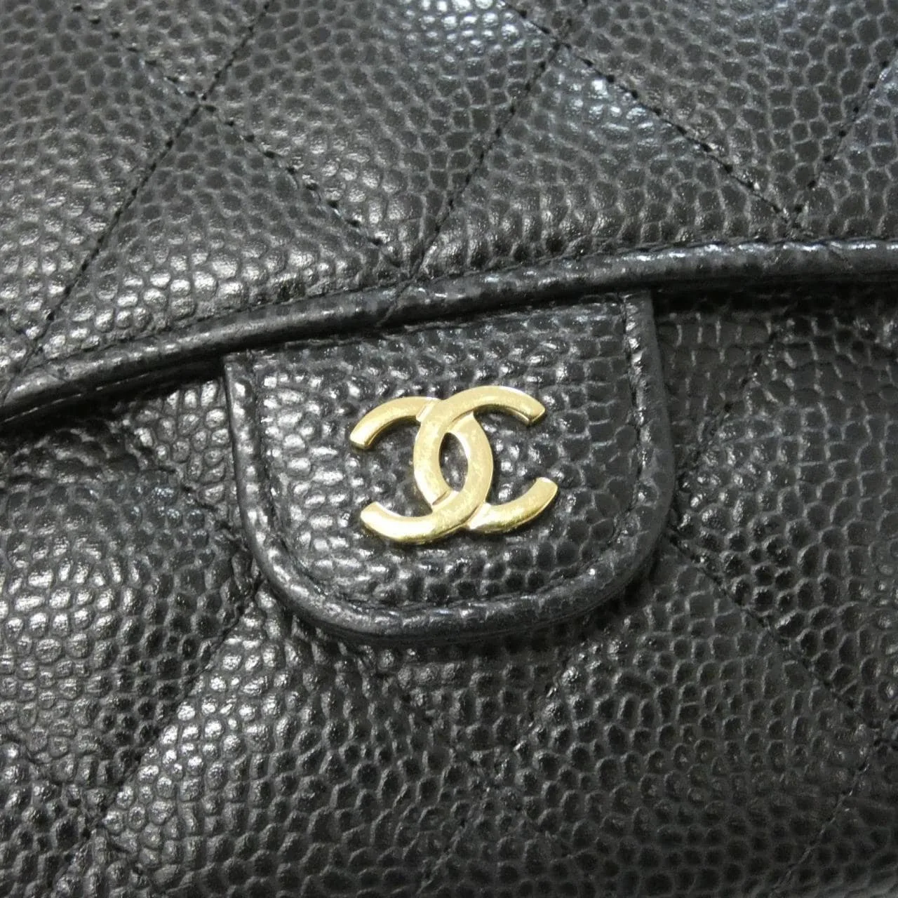 CHANEL Timeless Classic AP0231 Wallet Grained Calfskin Black Grained Calfskin Rank A - Thumbnail 3