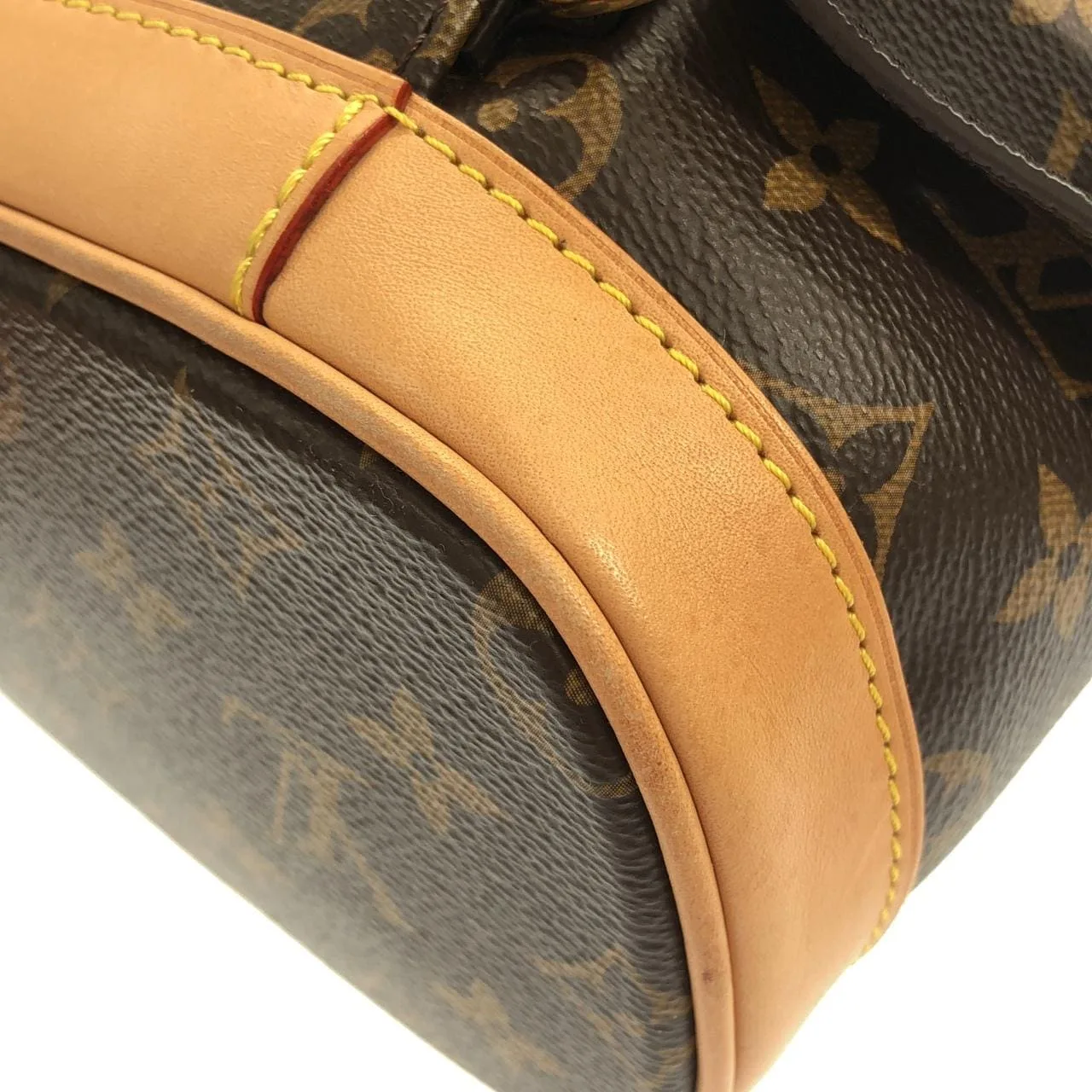 LOUIS VUITTON Montsouris M11198 Backpack Monogram 黑色 Monogram 中古品A - 縮圖 3
