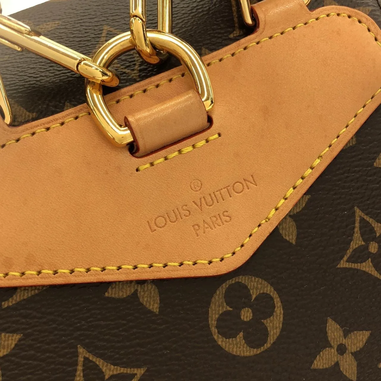 LOUIS VUITTON Montsouris M11198 Backpack Monogram 黑色 Monogram 中古品A - 縮圖 4