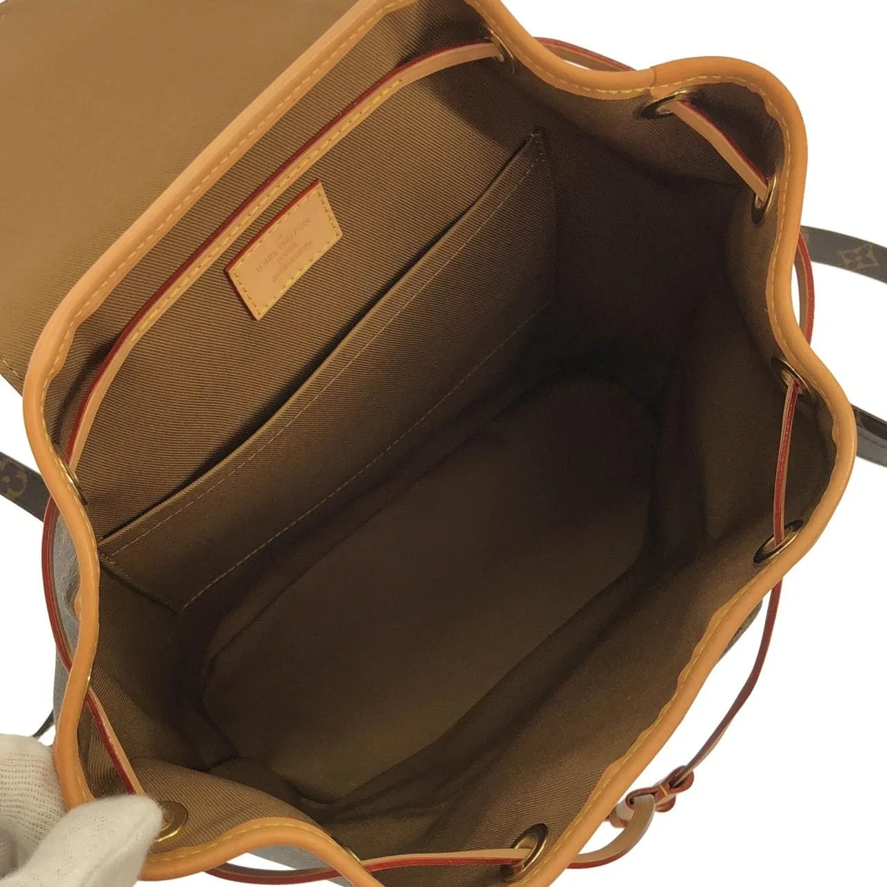 LOUIS VUITTON Montsouris M11198 Backpack Monogram 黑色 Monogram 中古品A - 縮圖 8