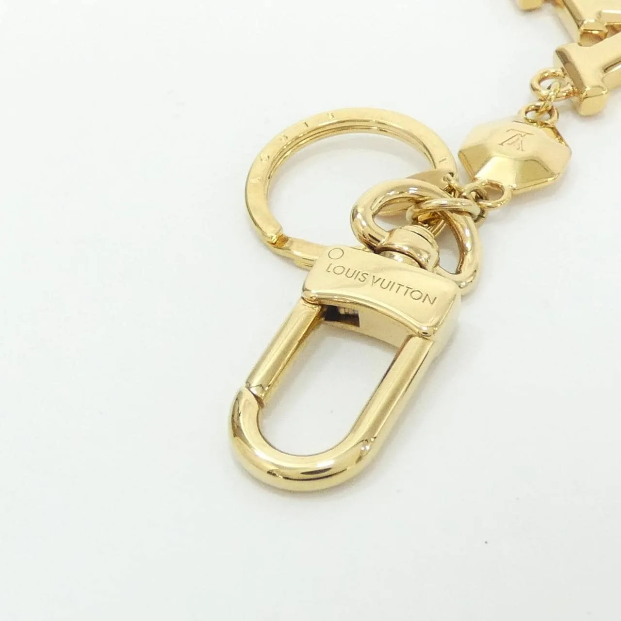 LOUIS VUITTON M65216 Key Case 金色 中古品A - 縮圖 4