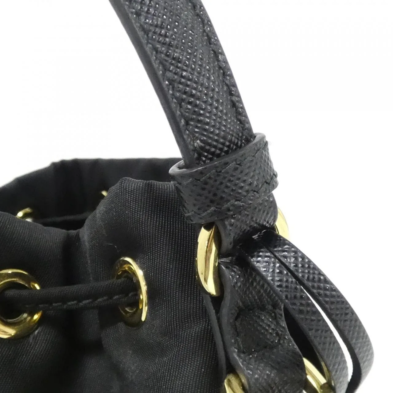 PRADA 1BE067 Handbag Black Rank A - Thumbnail 7