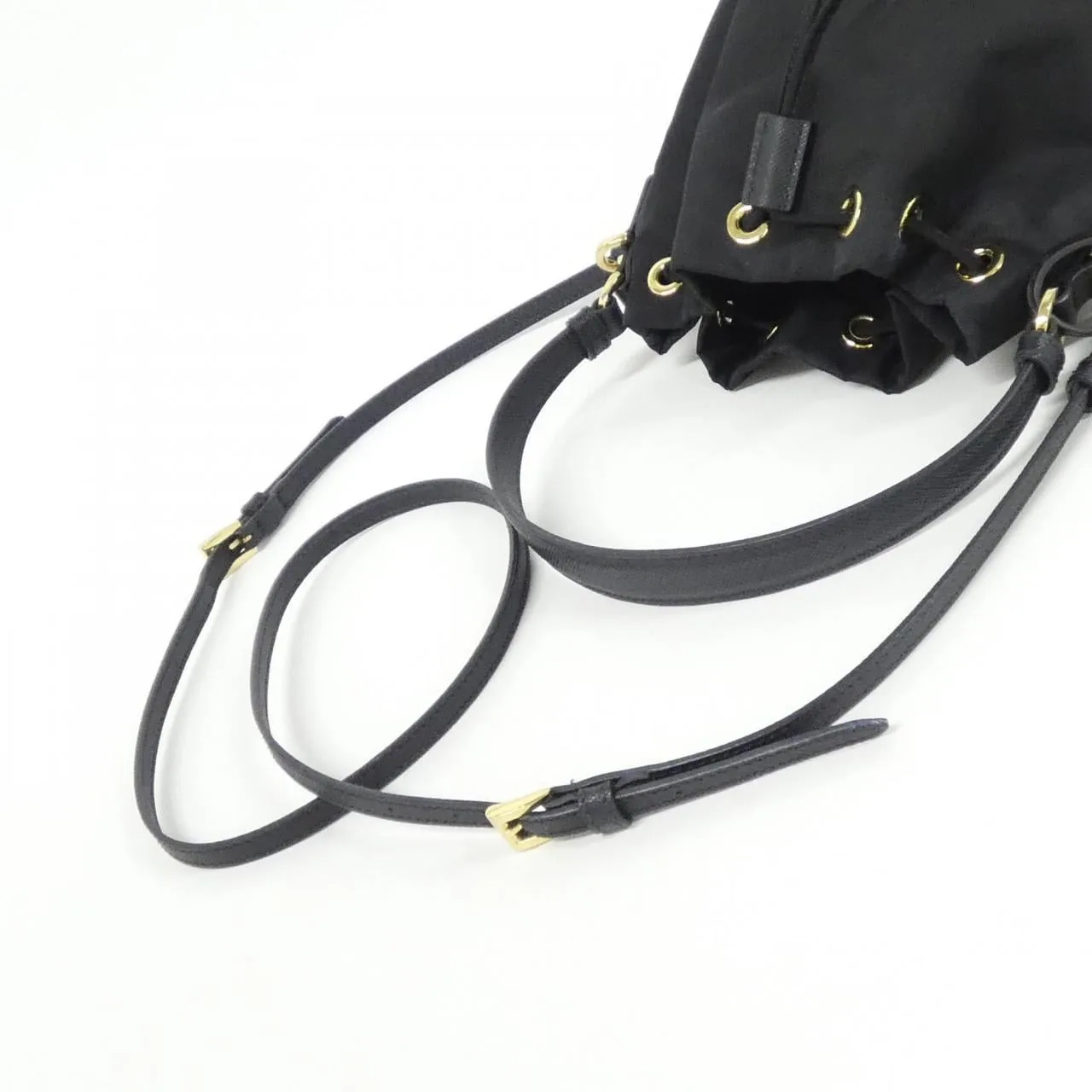 PRADA 1BE067 Handbag Black Rank A - Thumbnail 8