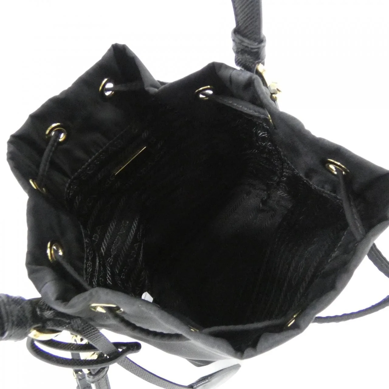 PRADA 1BE067 Handbag Black Rank A - Thumbnail 9