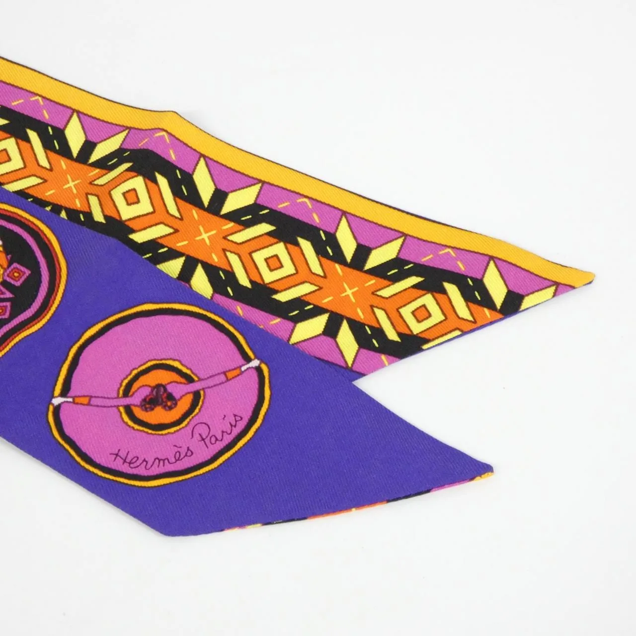 HERMES 062359S Scarf Orange Rank A - Thumbnail 2