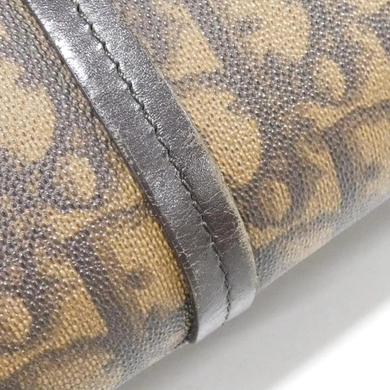 DIOR 手提包 帆布 棕色 帆布 中古品B - 縮圖 4