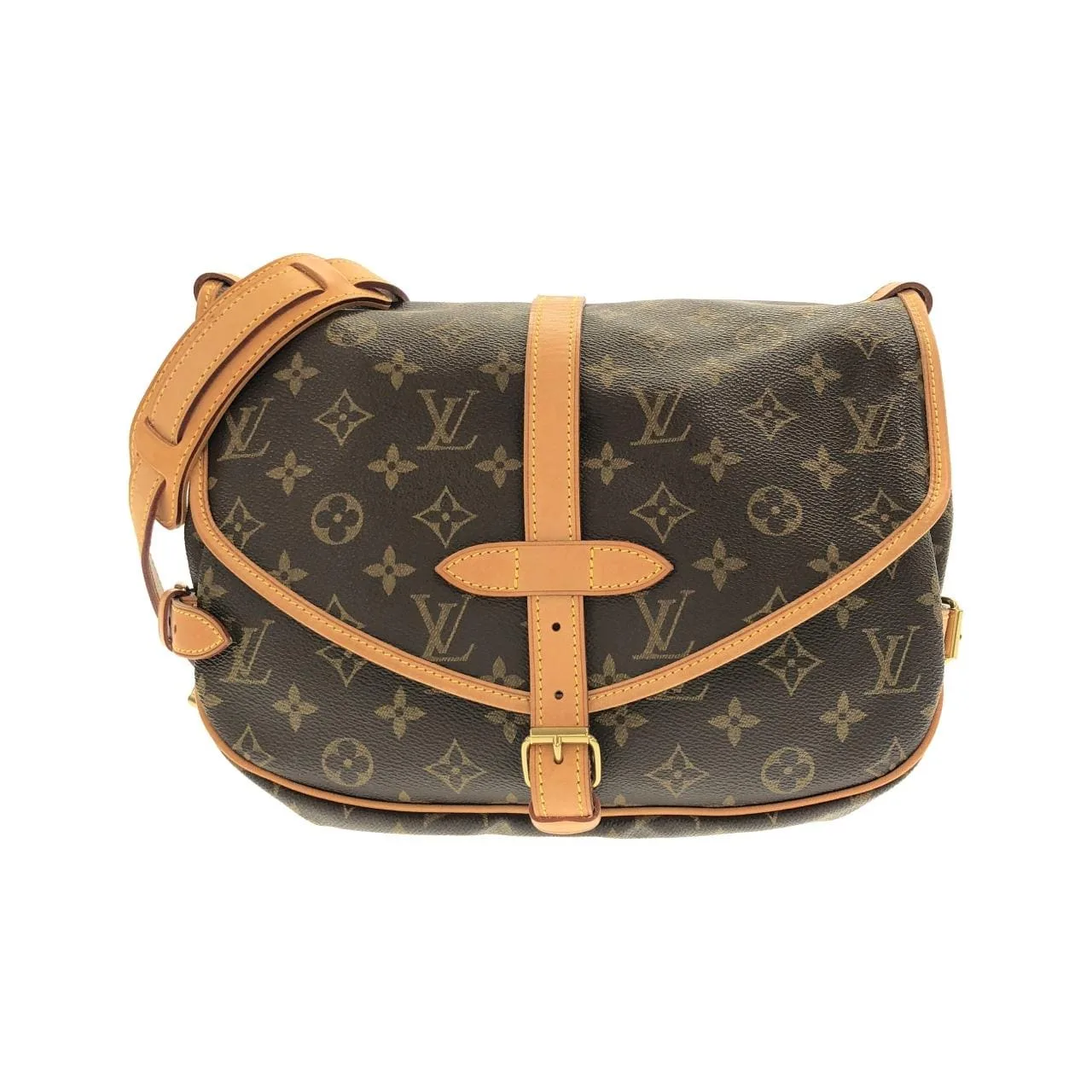 LOUIS VUITTON Saumur M42256 Shoulder Monogram