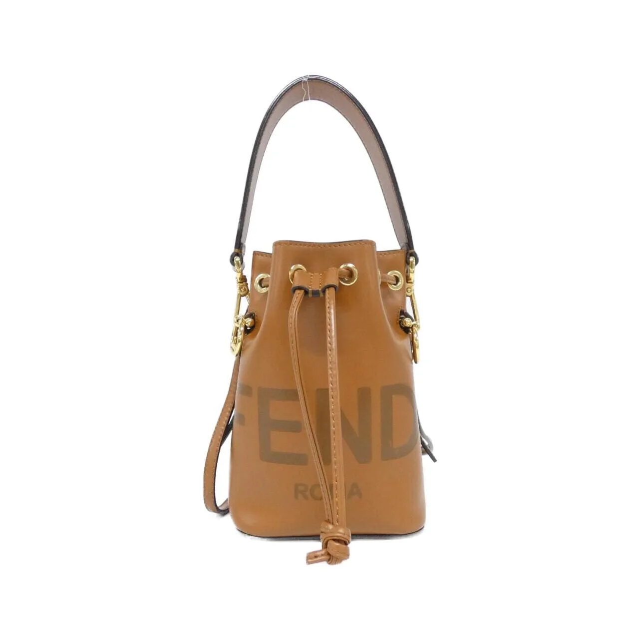 FENDI 8BS010 AC9L Handbag Black