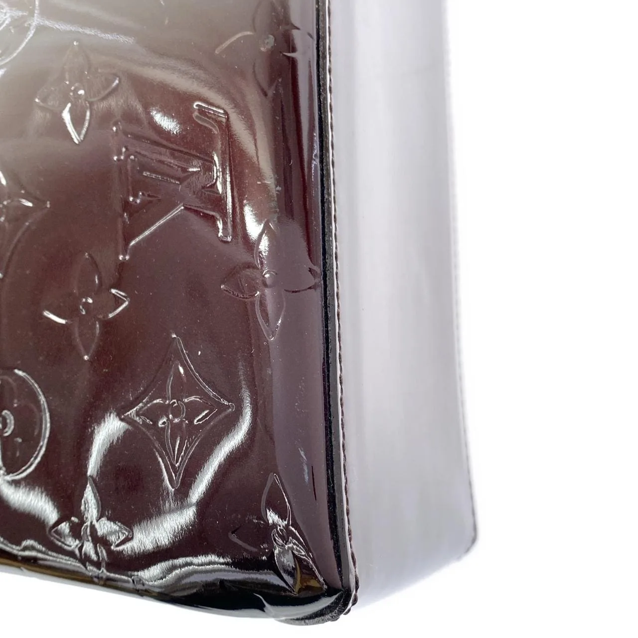 LOUIS VUITTON M93641 Handbag Vernis Black Vernis Rank A - Thumbnail 3