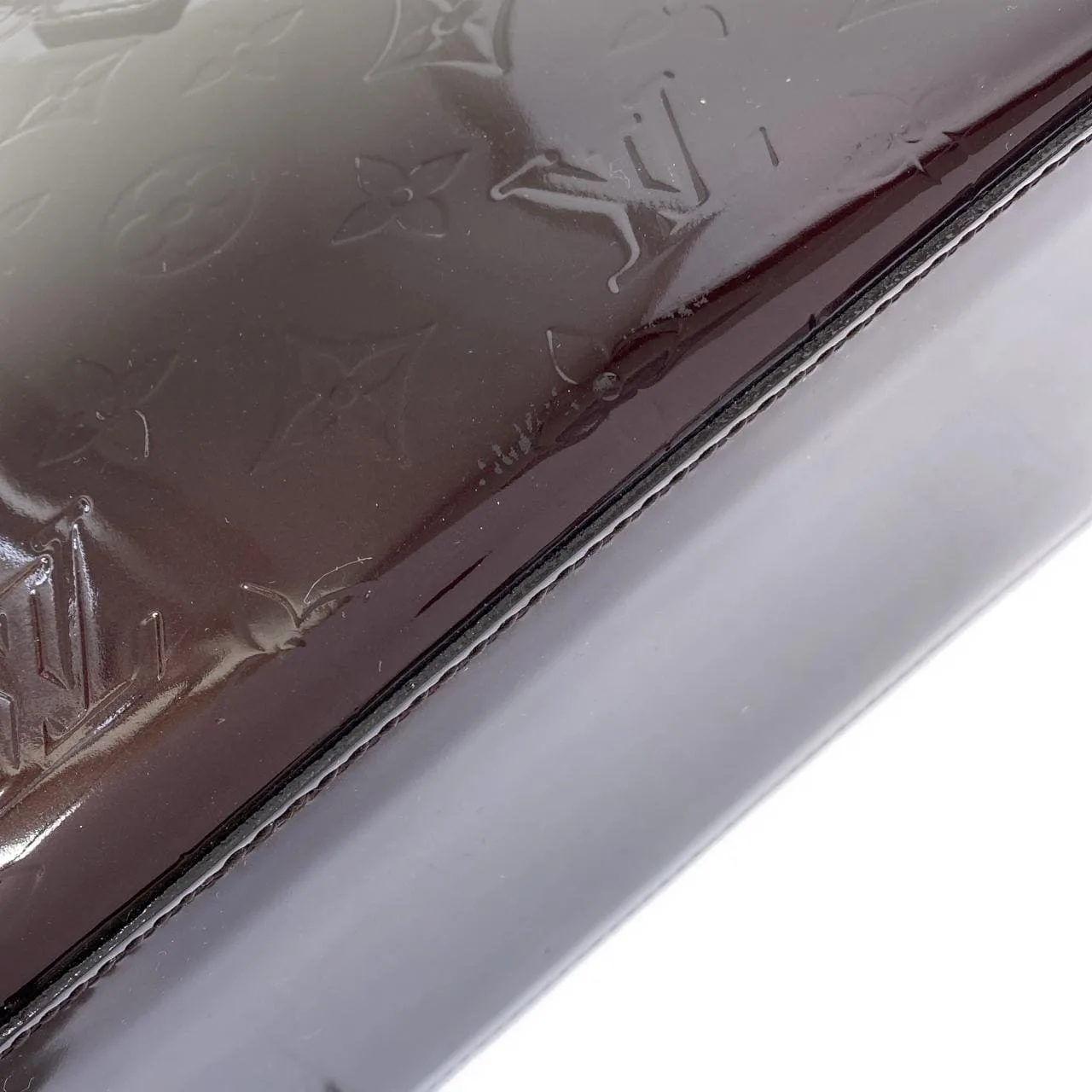 LOUIS VUITTON M93641 Handbag Vernis Black Vernis Rank A - Thumbnail 4