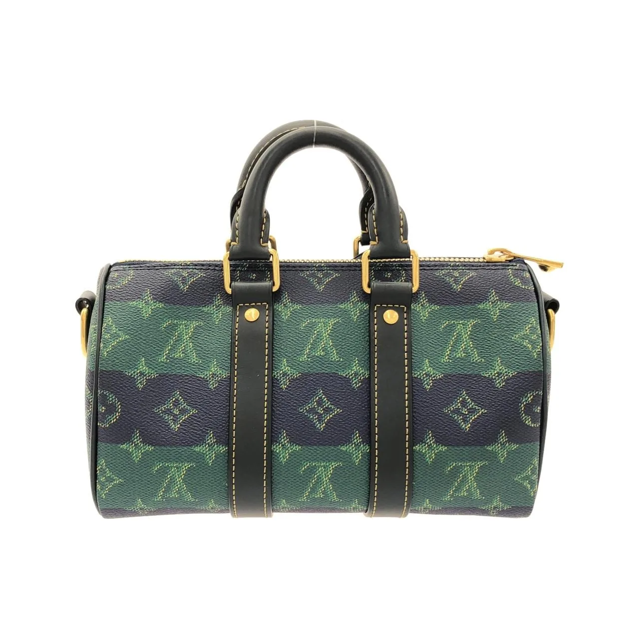 LOUIS VUITTON Keepall M25786 Boston Monogram 金色 Monogram 中古品A - 縮圖 2