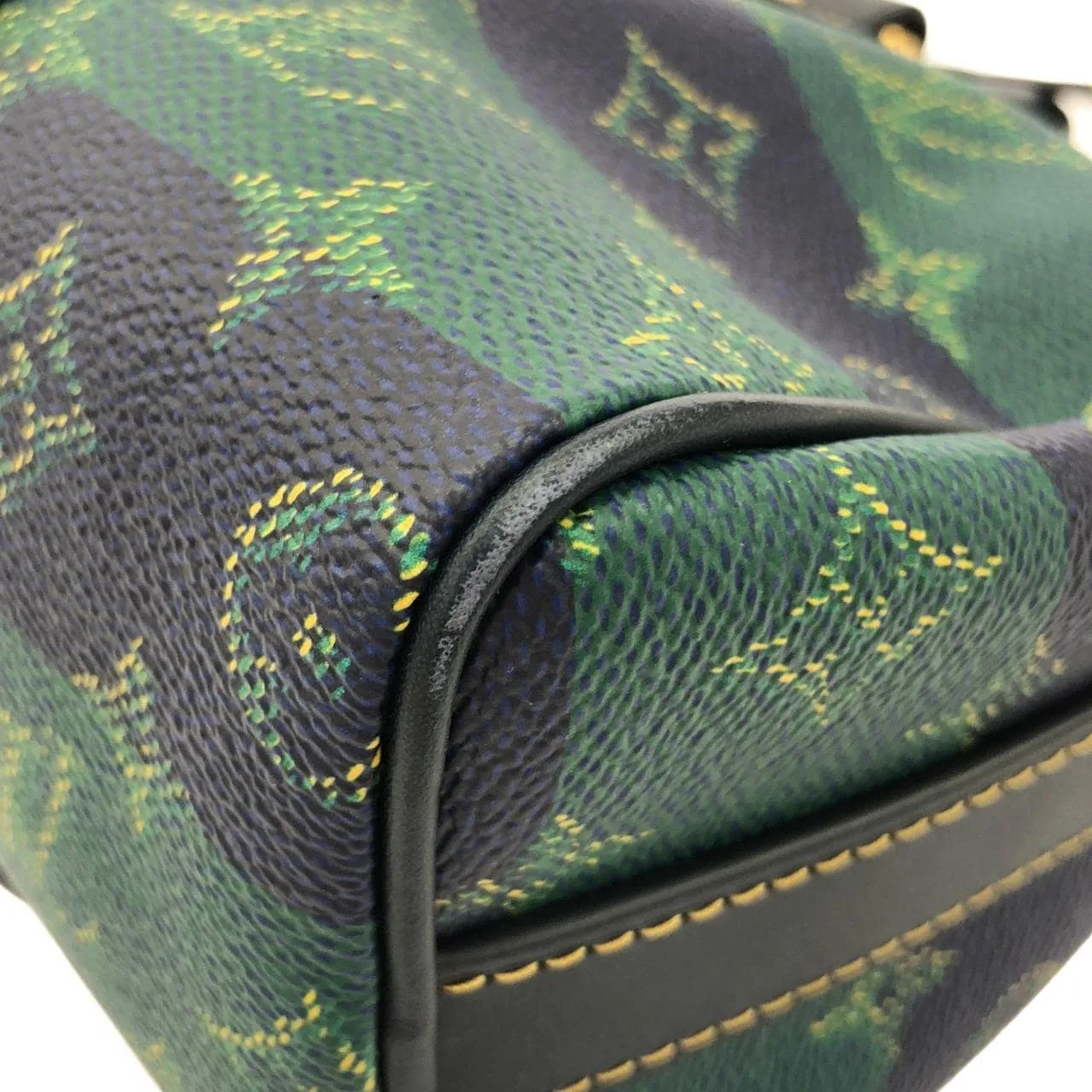 LOUIS VUITTON Keepall M25786 Boston Monogram 金色 Monogram 中古品A - 縮圖 3