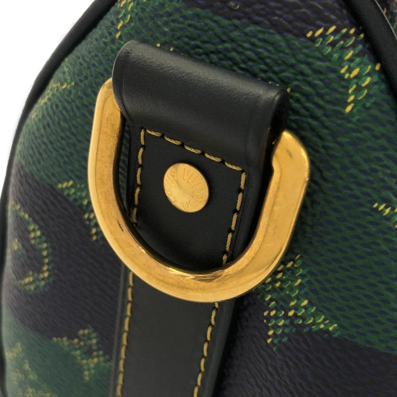 LOUIS VUITTON Keepall M25786 Boston Monogram 金色 Monogram 中古品A - 縮圖 8