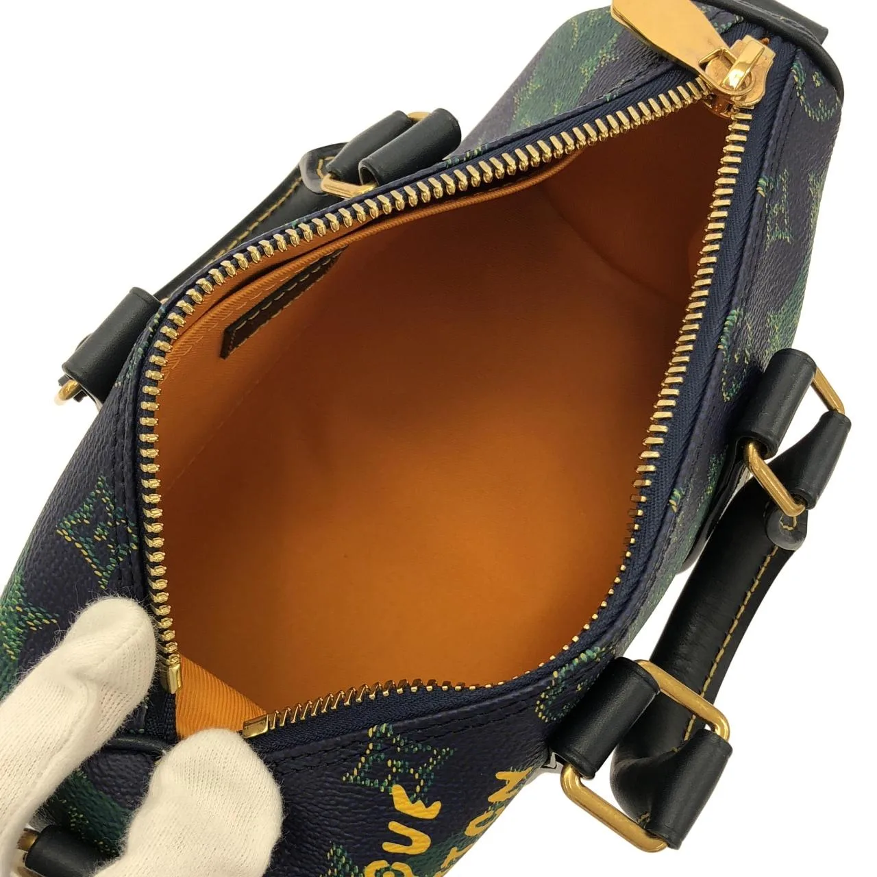 LOUIS VUITTON Keepall M25786 Boston Monogram 金色 Monogram 中古品A - 縮圖 9