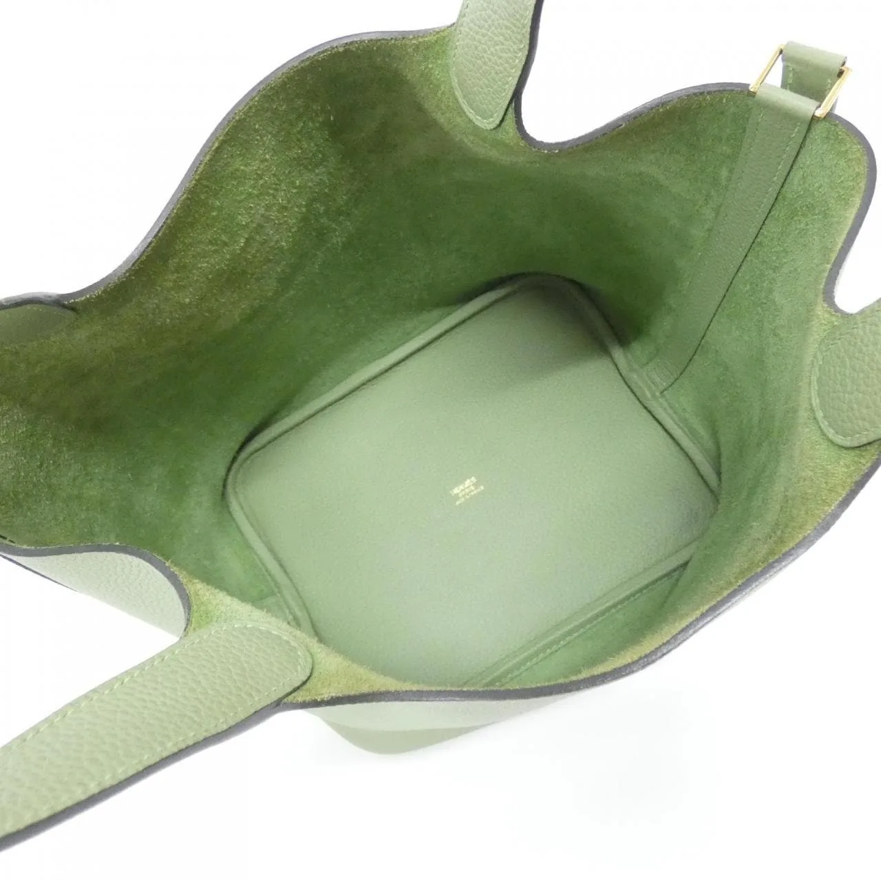 HERMES Picotin 073598CC Handbag Black Rank A - Thumbnail 7