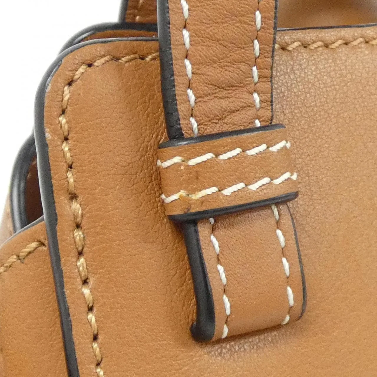 LOEWE Hammock 328 72 V07 Shoulder Canvas White Canvas Rank A - Thumbnail 6