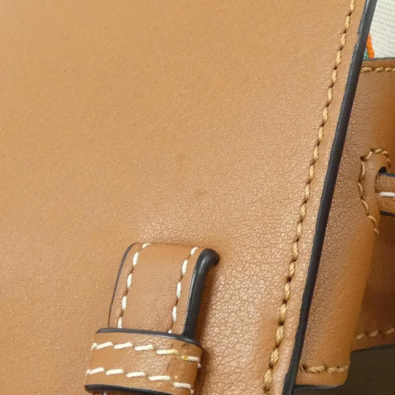 LOEWE Hammock 328 72 V07 Shoulder Canvas White Canvas Rank A - Thumbnail 8