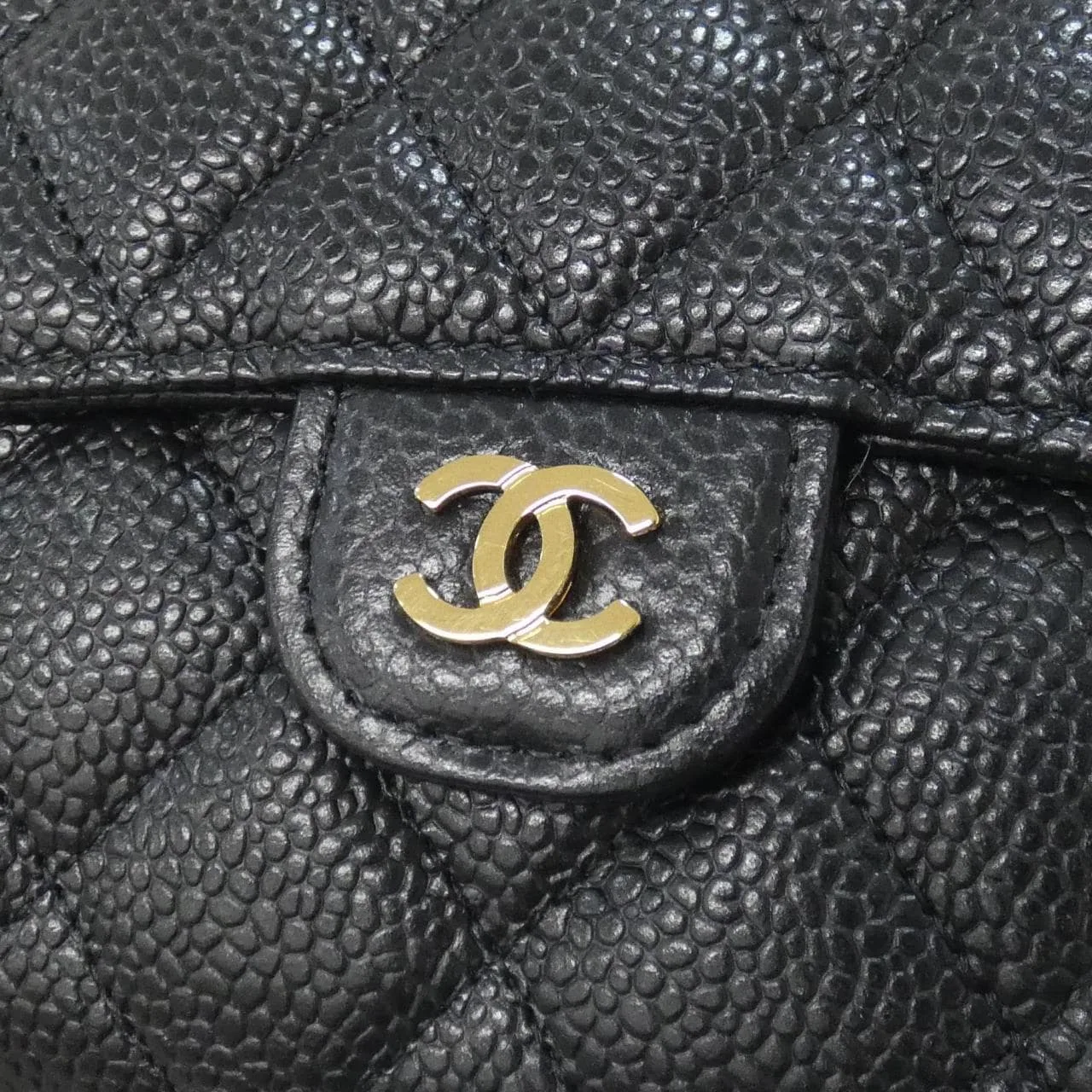 CHANEL Timeless Classic AP0231 Wallet Grained Calfskin Black Grained Calfskin Rank A - Thumbnail 4