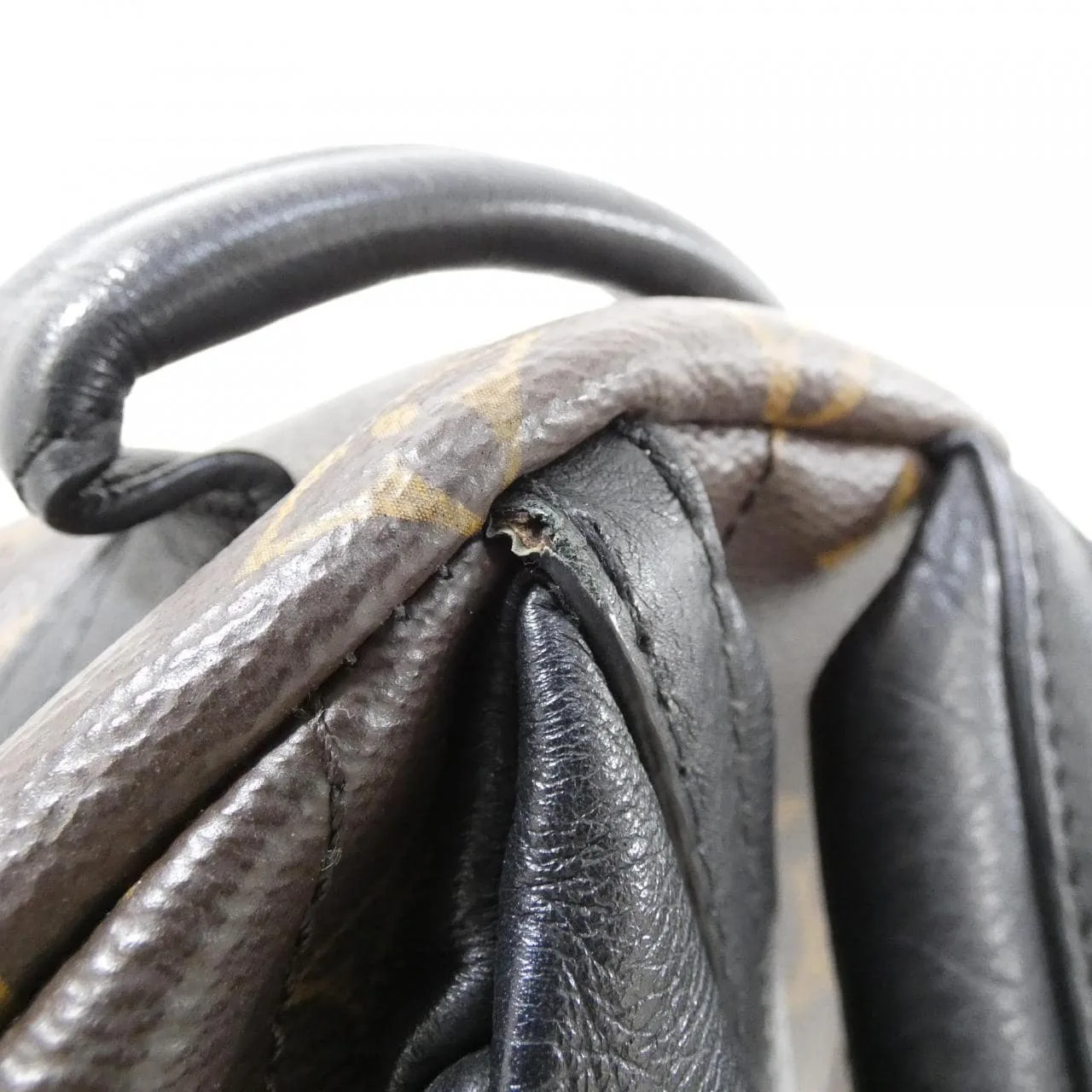 LOUIS VUITTON Palm Springs M44870 Backpack Monogram 黑色 Monogram 中古品A - 縮圖 5