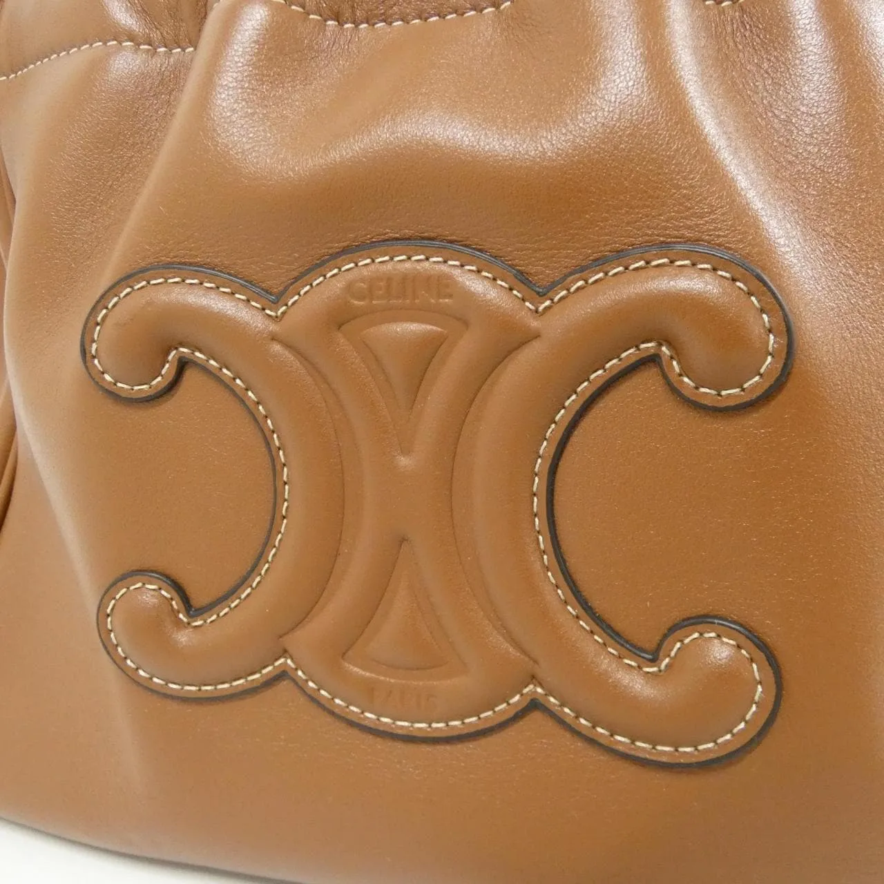 CELINE Cabas 111013DU3 Handbag Black Rank A - Thumbnail 4