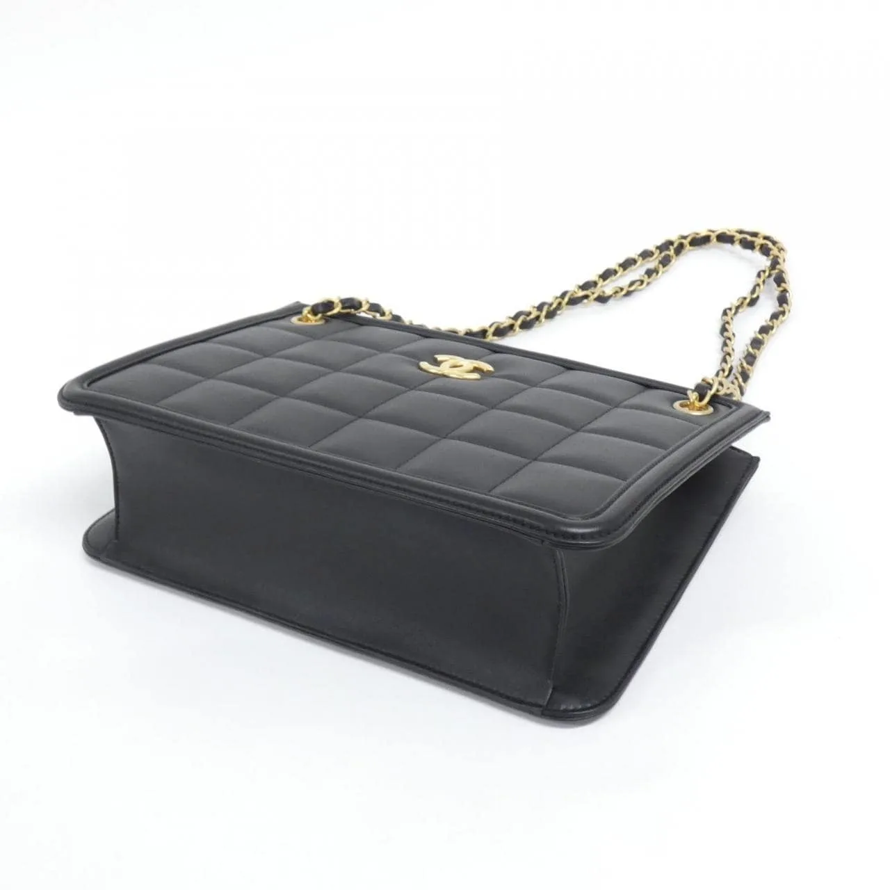 CHANEL AS5250 Shoulder Lambskin 黑色 羊皮 中古品A - 縮圖 3