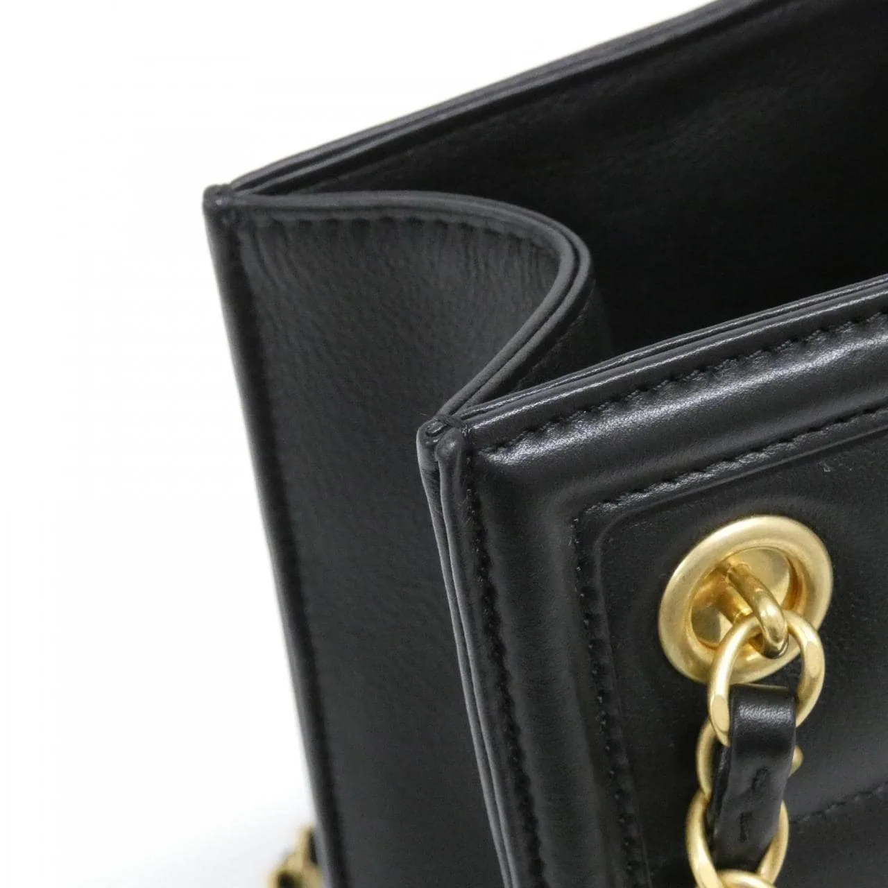 CHANEL AS5250 Shoulder Lambskin 黑色 羊皮 中古品A - 縮圖 6