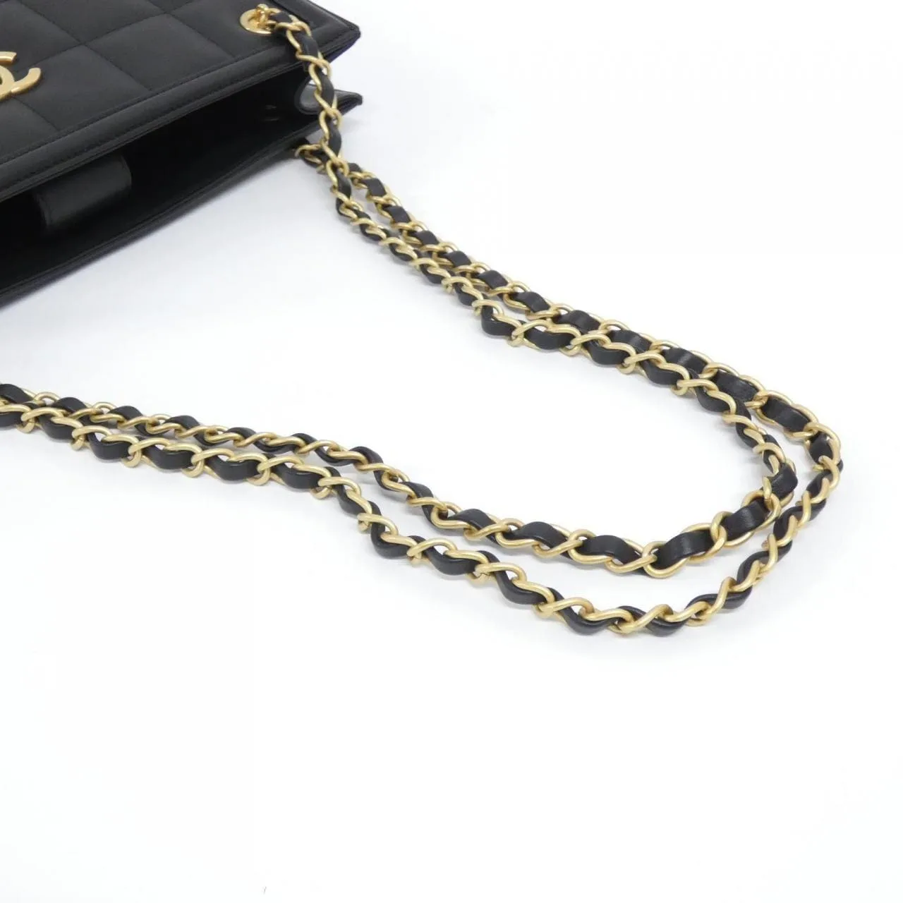 CHANEL AS5250 Shoulder Lambskin 黑色 羊皮 中古品A - 縮圖 8