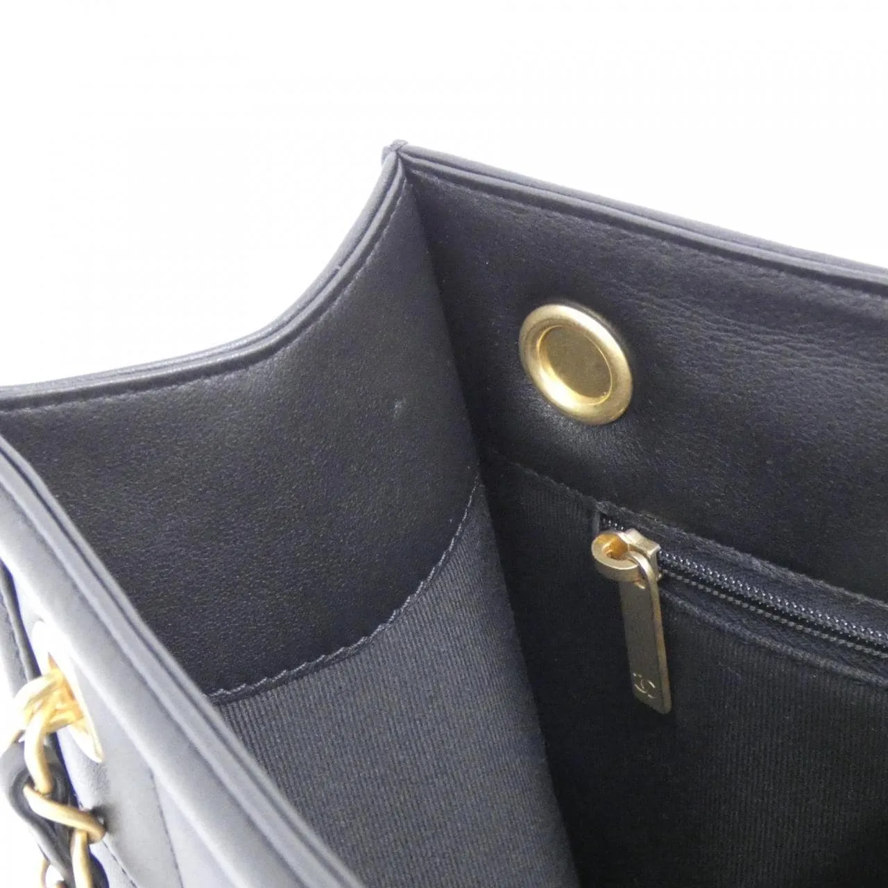 CHANEL AS5250 Shoulder Lambskin 黑色 羊皮 中古品A - 縮圖 10