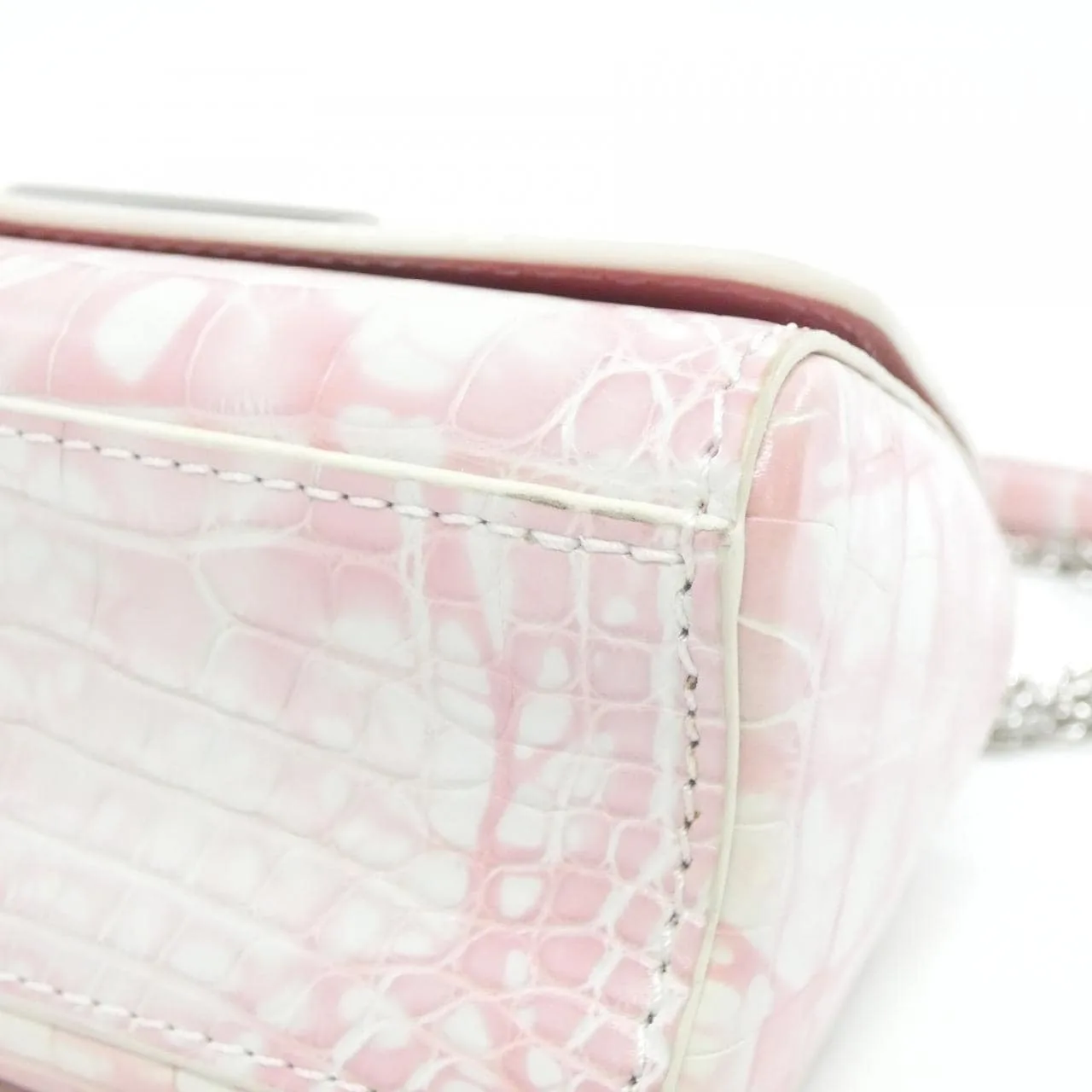 LOUIS VUITTON Twist Shoulder Leather Pink Leather Rank A - Thumbnail 3