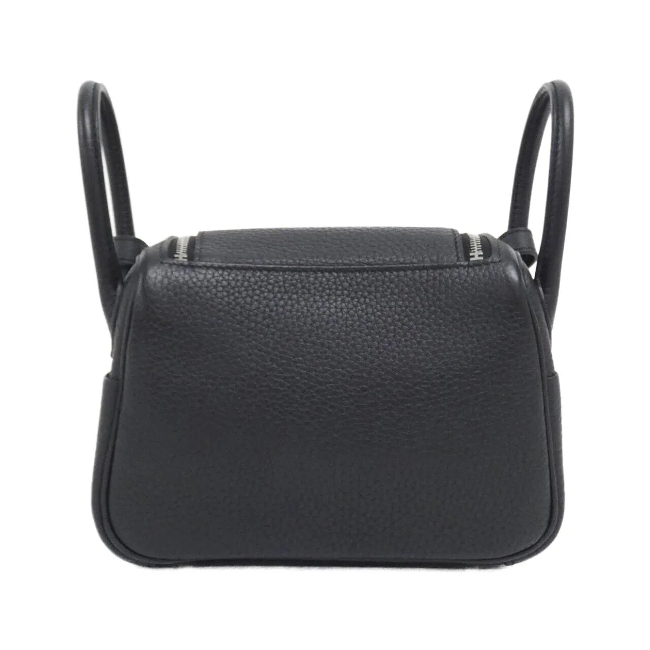 HERMES Lindy 079086CK Shoulder Clemence 黑色 Clemence 皮 中古品A - 縮圖 2